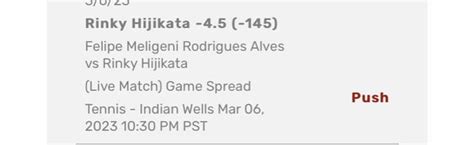 bovada push|How is This a push .